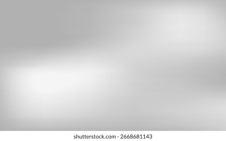 A serene blurred background showcases gradients of light gray and white, creating a peaceful and soft visual texture perfect for calming designs and elegant layouts