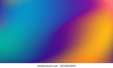 Serene and calming gradient background with a blend of blue, purple, and orange. Perfect for nature or travel designs.