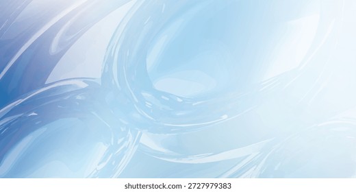 A serene and dynamic abstract background featuring gentle blue and white swirls and waves, creating a sense of fluid motion and tranquility.