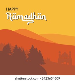 In the serene embrace of the mountains, the advent of Ramadan is welcomed with a tranquil heart. As the sun sets behind the lofty peaks, casting a soft golden hue across the verdant slopes.