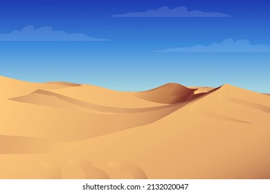 serene empty desert landscape scenery