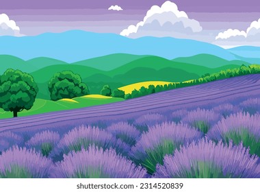 Una experiencia serena.La belleza encantadora de los campos de lavanda