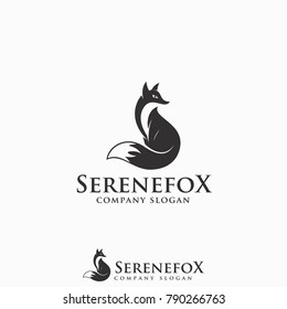 Serene Fox - Animal Logo