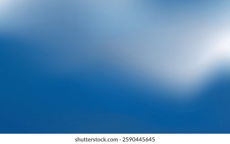 Serene gradient background with transitioning hues of deep blue to crisp white creating a minimalist atmosphere perfect for adding depth to your visual projects