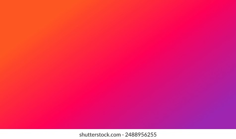 Serene gradient background vector illustration in hues of orange, pink, and purple, exuding an elegant and minimalist aesthetic. Ideal for posters, wallpapers, landing pages, and other creative digita