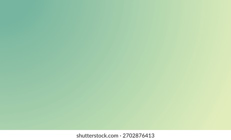Serene Gradient: Una mezcla tranquila de verde azulado y amarillo claro