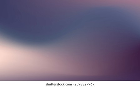 A Serene Gradient of Twilight Hues, Evoking Calm and Contemplation Through Subtle Shifts in Color and Blurred Transitions, Ideal for Backgrounds