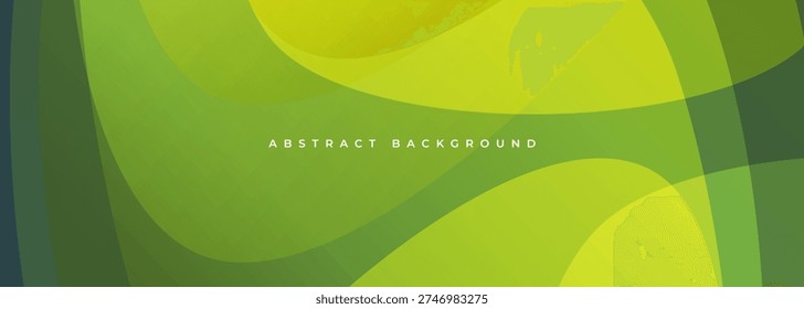 Serene green gradient abstract background. Nature inspired flowing designs. Calming eco friendly backdrop with gentle curves. Tranquil green layered scene with smooth highlights and flowing shapes