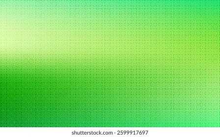 Serene Green Gradient with Repeating Geometric Motif, Evoking a Sense of Tranquility and Harmony, Ideal for Creative Projects and Versatile Applications