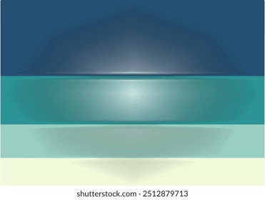 Serene Horizon: A minimalist abstract background featuring a tranquil blue-green gradient, evoking a sense of peace and vastness.