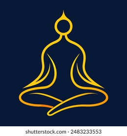 A serene image of a person seated in a lotus position