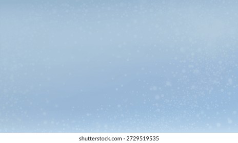 Un fondo degradado azul claro sereno con sutiles partículas flotantes blancas, evocando una atmósfera tranquila y de ensueño, perfecta para varios proyectos de Diseño gráfico y telones de fondo