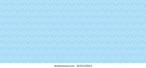 Serene light blue seamless pattern featuring a delicate, repeating geometric design. Ideal for backgrounds, textile prints, or website designs, evoking feelings of calmness and wintery freshness.