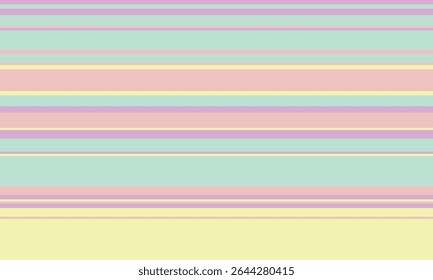 Serene pastel horizontal stripes background.  Perfect for websites, branding, stationery, packaging, and textile design. Evokes feelings of calm, joy, and femininity.