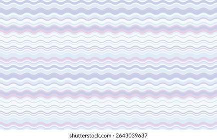Serene pastel wave pattern.  Ideal for backgrounds, textiles, website design, and branding.  Subtle, calming aesthetic evokes peace and tranquility.  Perfect for feminine or minimalist projects.
