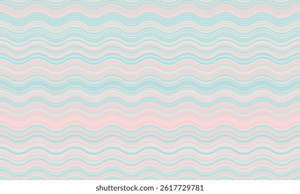 Serene pastel wave pattern, perfect for backgrounds, websites, or textile designs.  Evokes calm, fluidity, and gentle movement.  Ideal for feminine branding, spring themes, or soothing visuals.