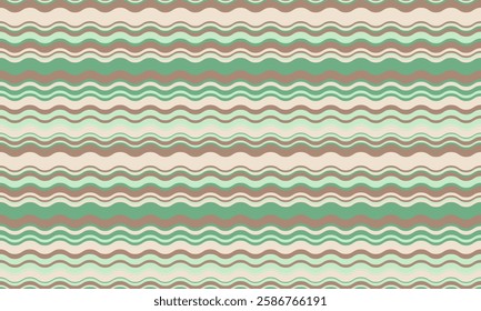 Serene pastel wavy stripes background. Perfect for textile design, website backgrounds, packaging, or any project needing a calming, retro vibe.