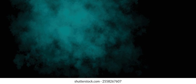 Serene and Surreal Teal Haze Creating a Smooth and Mystical Background with Atmospheric Depth for Artistic Creations
