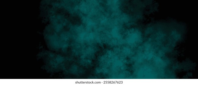 Serene and Surreal Teal Haze Creating a Smooth and Mystical Background with Atmospheric Depth for Artistic Creations
