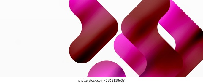 Serene Symmetry. Minimalist Lines and Circles Merge in a Tranquil Dance of Gradients, Shaping an Enchanting Abstract Backdrop of Elegance