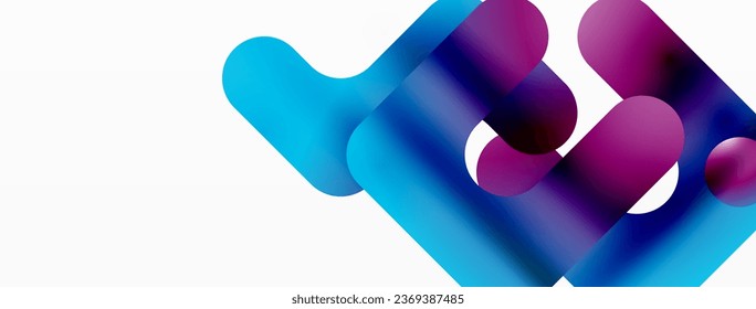 Serene Symmetry. Minimalist Lines and Circles Merge in a Tranquil Dance of Gradients, Shaping an Enchanting Abstract Backdrop of Elegance