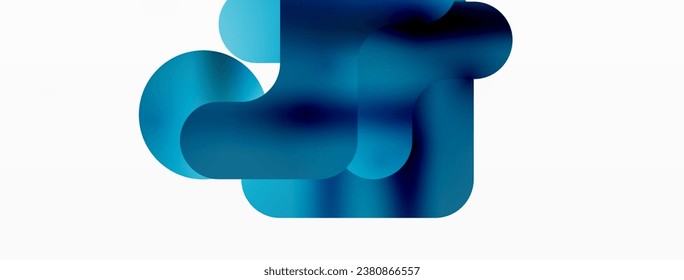 Serene Symmetry. Minimalist Lines and Circles Merge in a Tranquil Dance of Gradients, Shaping an Enchanting Abstract Backdrop of Elegance