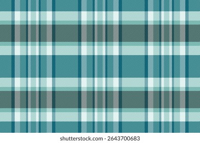 Serene teal and mint green plaid pattern.  Perfect for textile design, website backgrounds, or fashion projects. This cooltoned, textured design evokes feelings of calmness and sophistication.