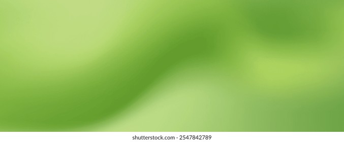 Serene and tranquil abstract banner with a soft light green gradient.