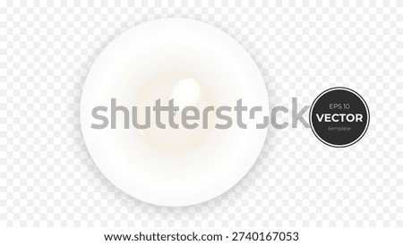 A serene white candle placed in a simple round dish, exuding tranquility.