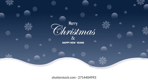 Serene winter scene with falling snowflakes, and dreamy soft lighting. Christmas, or seasonal designs, and winter backgrounds. EPS 10, WEBSITE
