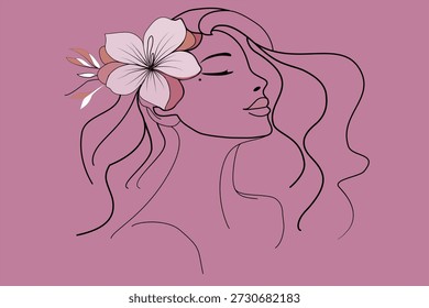 Serenidade em Bloom: Musa Minimalista