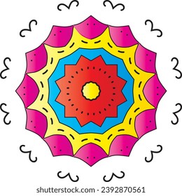 Serenity Circles, Ethereal Mandala Artistry