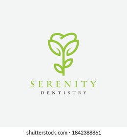 Serenity Dentistry Logo Design Template Elements