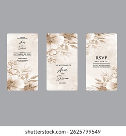 Serenity in Petals — A peaceful, floral invitation to a union of love and soul.