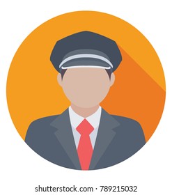
Sergeant Flat Colored Icon
