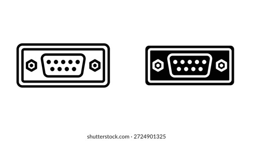 Design gráfico de ícone serial. Ilustrações de ícone de vetor