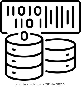 Serialization Icon, Element For Design