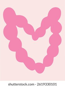 series 1 - contemporary silhouette bubblegum love