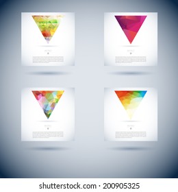 series of abstract vector banner with shape object pattern for design straight water texture colorful abstract scene technique colourful numeric glassware wash cloud performance trendy blue wave cloud