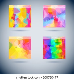 series of abstract vector scene with three object template for design line group colourful abstract background scene pile colorful digital ripple cloud modern site business blue wave clouds green fanc