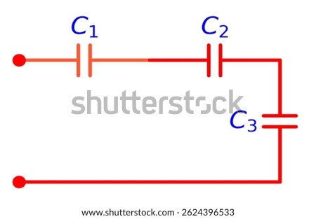 Series Capacitor Circuit Diagram , Electronics 