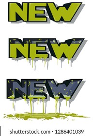 series of changes to the word new