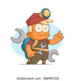 A series of characters on the theme of role-playing games. Vector illustration.Ingeneer