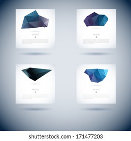 series of conceptual vector scene with shape object template for design line white star crowd colourful abstraction scene pile multicolor digital clouds modern graceful site employment blue fancy ligh