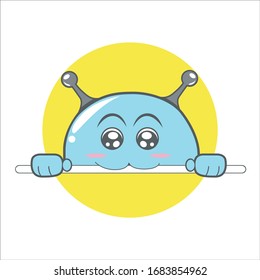 Series Cute Baby Alien with random expression