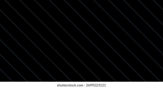 Una serie de líneas grises diagonales están dispuestas contra un fondo negro oscuro, creando un patrón simple y repetitivo.
