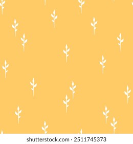 Series of floral seamless pattern in simple hand drawing style for print wallpaper fabric textile paper warp
