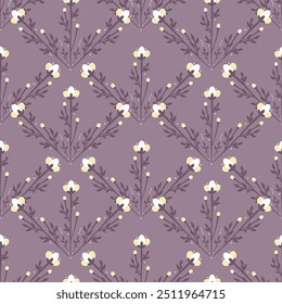 Series of floral seamless pattern in simple hand drawing style for print wallpaper fabric textile paper warp