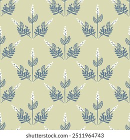Série de padrão floral sem costura em estilo de desenho de mão simples para impressão papel de parede tecido de papel de urdidura