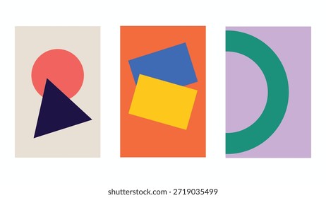 Una serie de cuatro cuadrados de colores diferentes